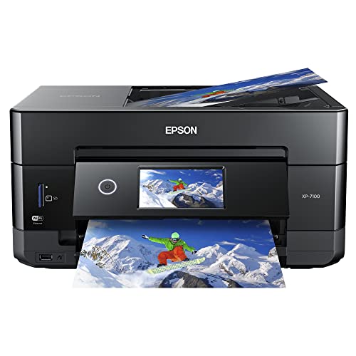 Epson Expression Premium XP-7100 Wireless Printer with ADF Scanner Copier Black