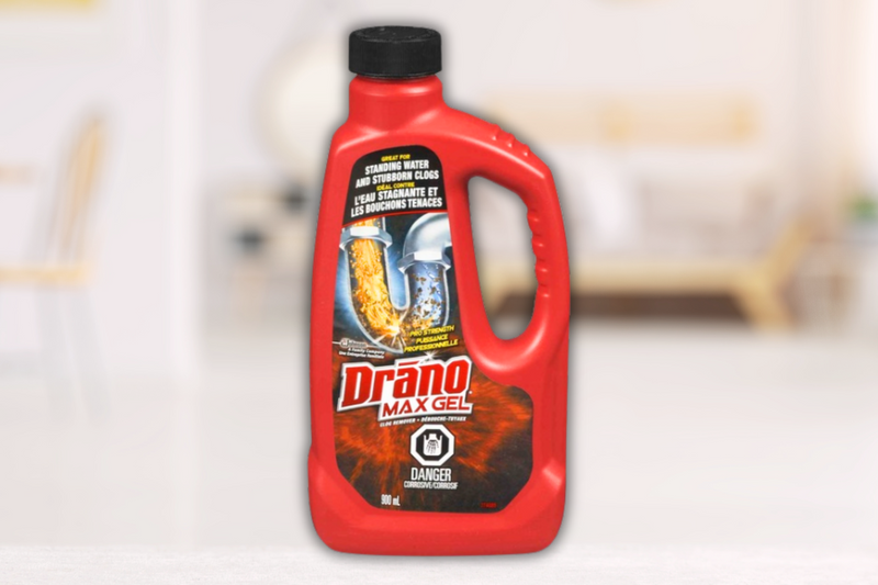 Drano Max Gel Clog Remover 900ml / 30 oz, 12/cs