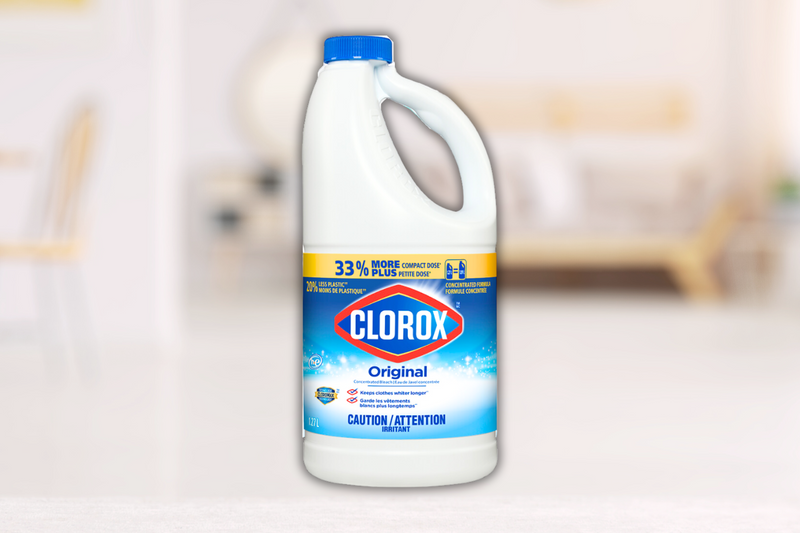 Clorox Original Concentrated Bleach, 1.2 L, Packed 6 Per Case