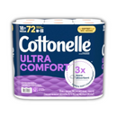 Cottonelle Ultra Comfort Mega Roll Bath Tissue 18pk = 72, 268 sheets