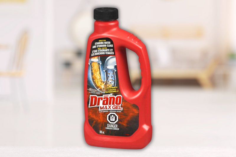 Drano Max Gel Clog Remover 900ml / 30 oz, 12/cs