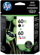 HP 60XL 60 N9H59FN Ink Cartridges Black Tri Color   Genuine D1660 D2530