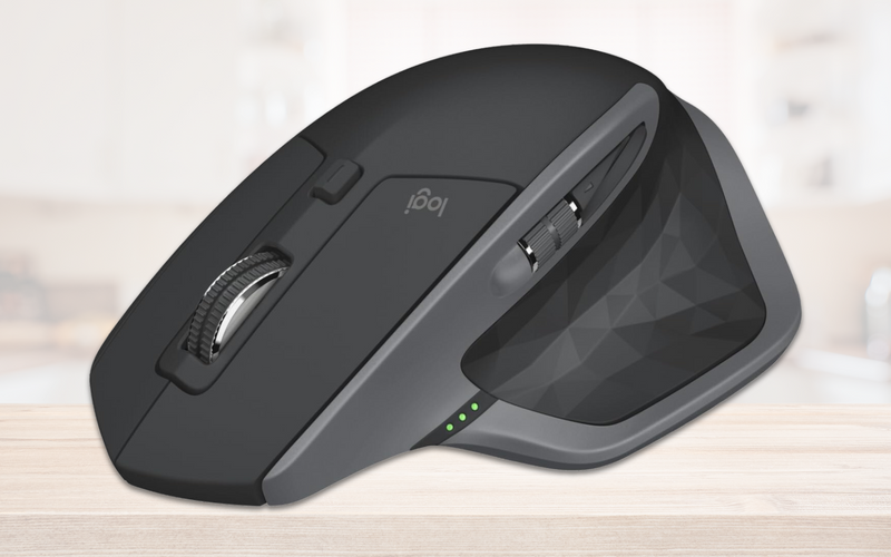 Logitech MX Master 2S Wireless Mouse Use on Any Surface Ergonomic Graphite