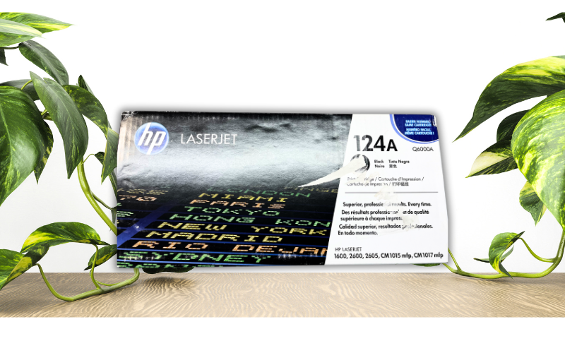 HP 124A Q6000A Toner Cartridge Black Genuine 2600n 1600 2605 1015 1017