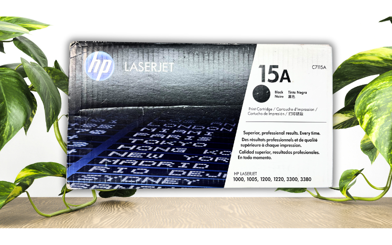 HP 15A C7115A Toner Cartridge Black Genuine 1000 1200 1220 3300 3380