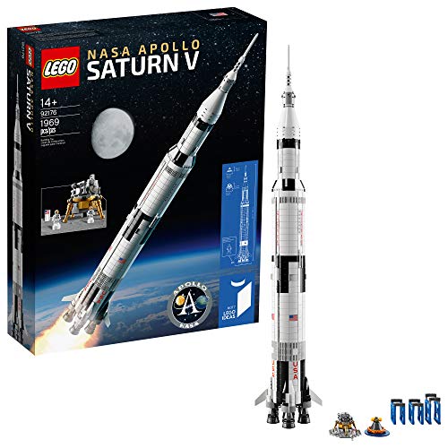 LEGO Ideas NASA Apollo Saturn V 92176 Outer Space Model Rocket Building 1969 Pcs