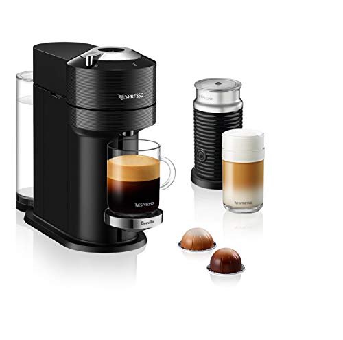 Nespresso Vertuo Next Classic Black Coffee Espresso Machine Bundle by Breville