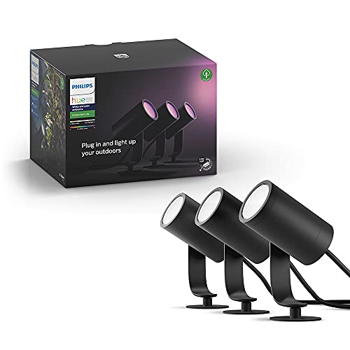 Philips Hue Lily White and Color Outdoor Spot Light Base kit (Hue Hub required)