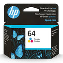 HP 64 N9J89AN Ink Cartridge TriColor Genuine 6230 6232 6234 6252 6255