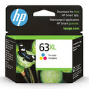 HP 63XL F6U63AN Ink Cartridge Tri-Color Genuine 1112 2130 3630 4510 4520 3830