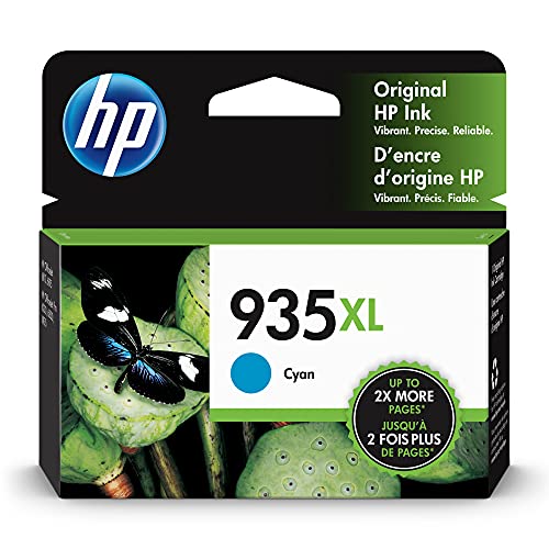HP 935XL C2P24AN Ink Cartridge Cyan 825 Yld Genuine OfficeJet 6810 Pro 6230 6830