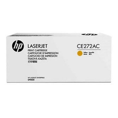 HP 650A CE272AC Same as CE272A Print Cartridge Yellow Genuine CP5525DN CP5525N