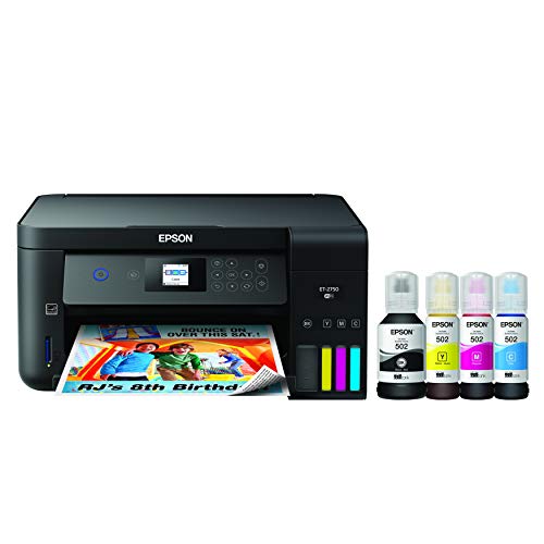 Epson EcoTank ET-2750 Wireless Color All-in-One Supertank Printer with Scanner