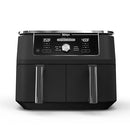 Ninja DZ401 Foodi 10 Quart 6-in-1 DualZone XL Air Fryer 2 Frying Baskets Grey