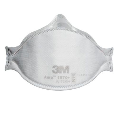 3M Health Care 1870+ Health Care Particulate Respirator Mask, Flat Fold (Pack of 120)