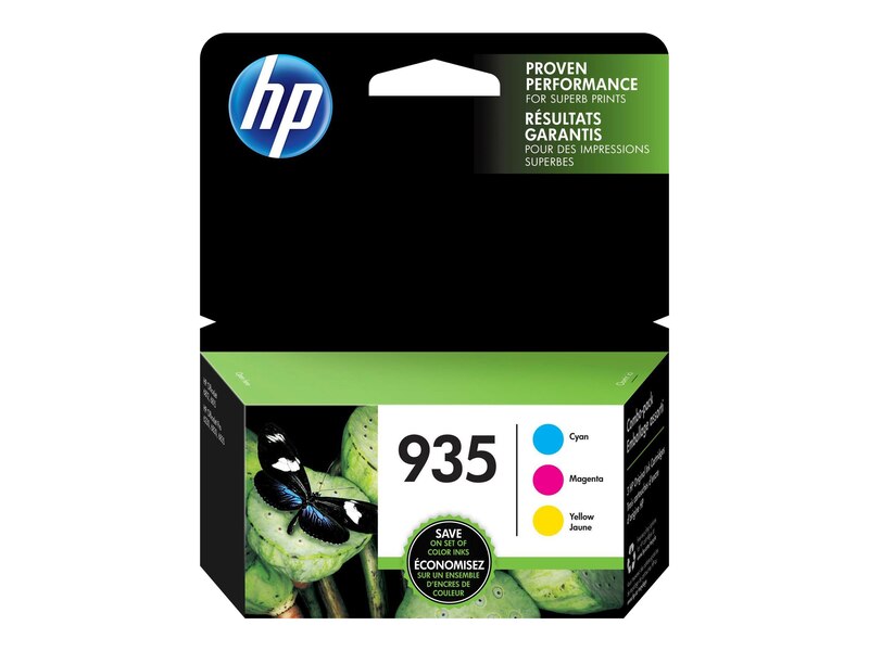 HP 935 N9H65FN Ink Cartridges CMY 3Pack Genuine C2P20AN C2P21A C2P22AN 934 6812