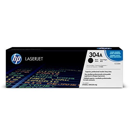 HP 304A CC530A Toner Cartridge Black Genuine LaserJet CP2025 CM2320