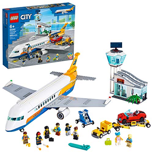 LEGO 60262 City Passenger Airplane Radar Tower Car Passenger Minifigures 669 pcs