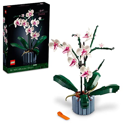 LEGO Orchid 10311 Plant Decor Building Set for Adults Build an Orchid 608 Pcs