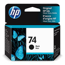 HP 74 CB335WN Ink Cartridge Black Genuine D4260 D4360 J5700 J6400 C4200 C4300