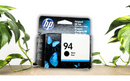 HP 94 C8765WN Ink Cartridge Black Genuine 460 5740 6520 6540 6620 6830 6840 9800