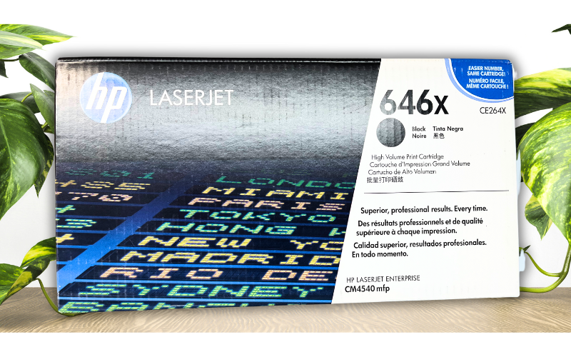 HP 646X CE264X Toner Cartridge Black Genuine CM4540