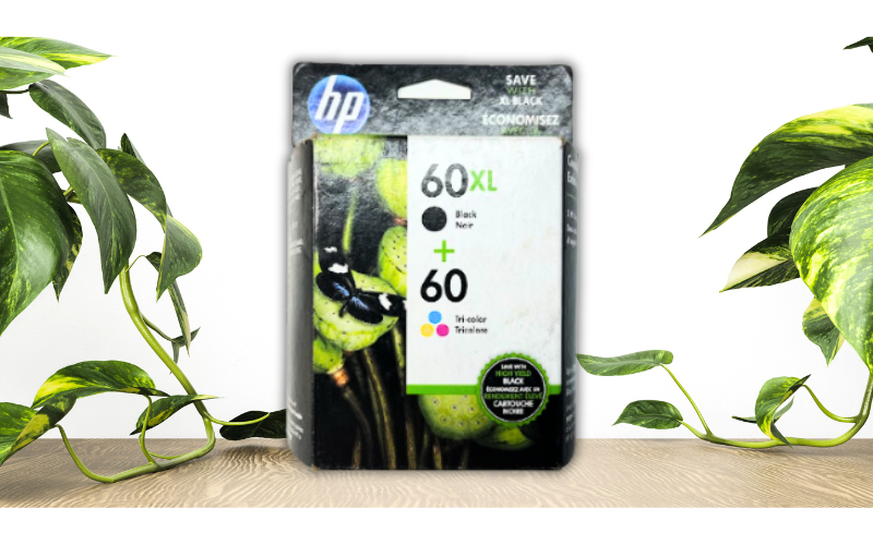 HP 60XL 60 N9H59FN Ink Cartridges Black and Tri Color 2Pack Genuine D1660 D2530