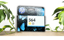 HP 564 CB320WN Ink Cartridge Yellow Genuine 3500 4620 B8550 C6300 D5400 D7560
