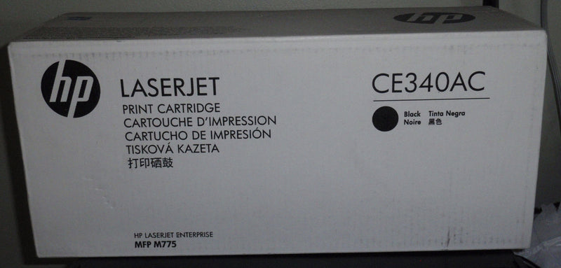 HP CE340AC Toner Cartridge Black Genuine M775zm M775dn M775z M775fm M775f M775z+