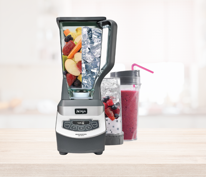 Ninja BL660 Professional Compact Smoothie & Food Processing Blender Pitcher Gray