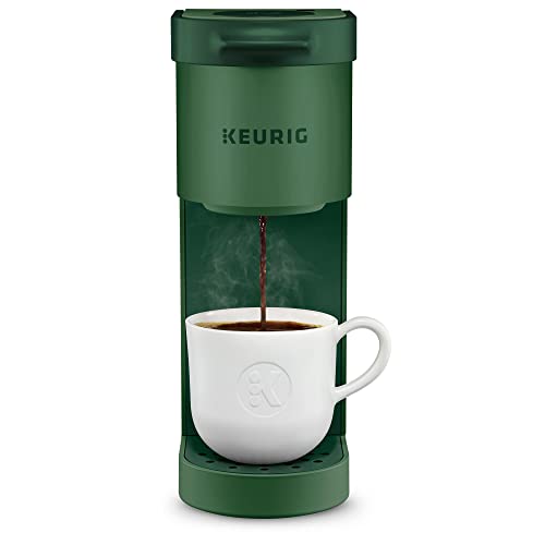 Keurig K-Mini Single-Serve K-Cup Pod Brewer, 6-12 oz Brew Sizes, Evergreen