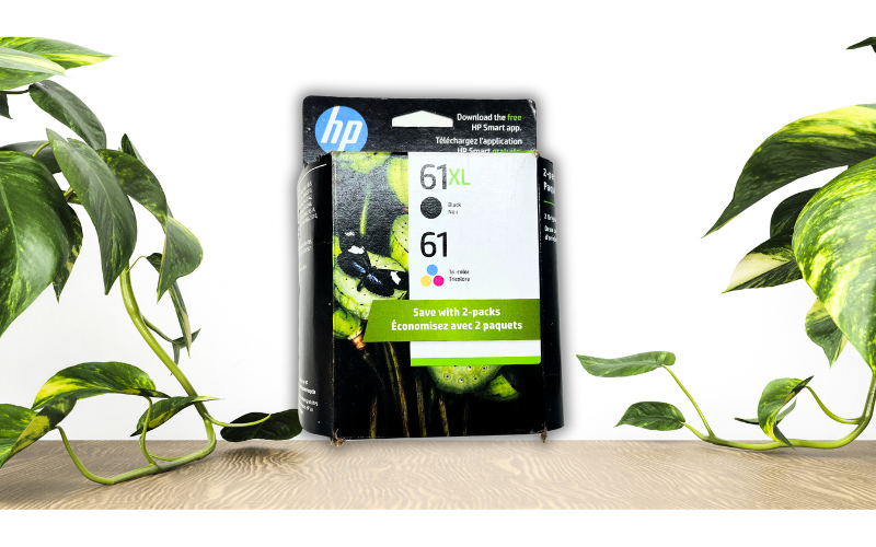 HP 61XL and 61 CZ138FN Ink Cartridges Black and TriColor 2Pack Genuine 1000 1050